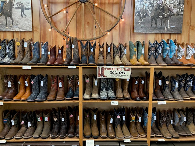 Country western boot hot sale store near me